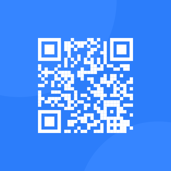 QR code that leafs to the Frontend Menton website